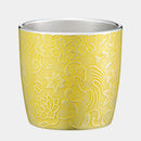 [SAKE CUP] NATURAL BEAUTY FLOWERS & BIRDS & WIND & MOON | OSAKA NANIWA PEWTER WARE