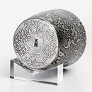 [SAKE CUP] NATURAL BEAUTY FLOWERS & BIRDS & WIND & MOON | OSAKA NANIWA PEWTER WARE