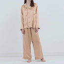 [PAJAMA] SILK PINK BEIGE SETUP | SEWING | Foo Tokyo