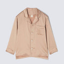 [PAJAMA] SILK PINK BEIGE SETUP | SEWING | Foo Tokyo