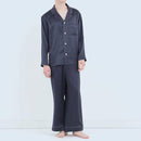 [PAJAMA] SILK ELEGANT NAVY SETUP | SEWING | Foo Tokyo