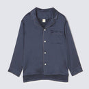 [PAJAMA] SILK ELEGANT NAVY SETUP | SEWING | Foo Tokyo