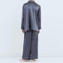 [PAJAMA] SILK CHARCOAL GRAY SETUP | SEWING | Foo Tokyo