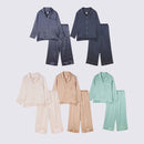 [PAJAMA] SILK CHARCOAL GRAY SETUP | SEWING | Foo Tokyo