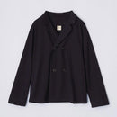 [PAJAMA] ROYAL ORGANIC COTTON DOUBLE-BUTTONED NAVY | SEWING | Foo Tokyo