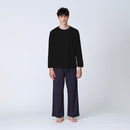 [T-SHIRT] MEN'S LONG-SLEEVE TOP SILK COTTON | SEWING | Foo Tokyo