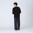 [T-SHIRT] MEN'S LONG-SLEEVE TOP SILK COTTON | SEWING | Foo Tokyo