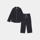 [PAJAMA] COTTON WOOL PILE CHARCOAL GRAY SETUP | SEWING | Foo Tokyo