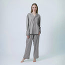 [PAJAMA] SILKY COTTON GRAY SETUP | SEWING | Foo Tokyo