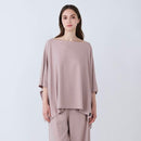 [PONCHO (LOUNGEWEAR)] ROYAL ORGANIC COTTON PONCHO (GREIGE) | SEWING | Foo Tokyo