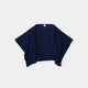 [PONCHO (LOUNGEWEAR)] ROYAL ORGANIC COTTON PONCHO (NAVY) | SEWING | Foo Tokyo