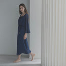 [CASUAL DRESS] RUSSELL MESH ROBE DRESS (NAVY) | SEWING | Foo Tokyo