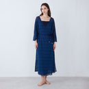 [CASUAL DRESS] RUSSELL MESH ROBE DRESS (NAVY) | SEWING | Foo Tokyo