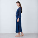 [CASUAL DRESS] RUSSELL MESH ROBE DRESS (NAVY) | SEWING | Foo Tokyo