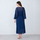 [CASUAL DRESS] RUSSELL MESH ROBE DRESS (NAVY) | SEWING | Foo Tokyo