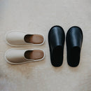 [SLIPPERS] GENUINE LEATHER WITH VELVETEEN INSOLES (OFF WHITE) | SEWING | Foo Tokyo