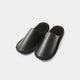 [SLIPPERS] GENUINE LEATHER WITH VELVETEEN INSOLES (BLACK) | SEWING | Foo Tokyo