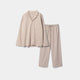[PAJAMA] SILKY COTTON CHAMPAGNE BEIGE SETUP | SEWING | Foo Tokyo