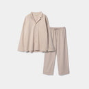 [PAJAMA] SILKY COTTON CHAMPAGNE BEIGE SETUP | SEWING | Foo Tokyo