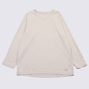 [RECOVERY APPAREL] SILKY TOUCH LONG-SLEEVE TOP & LONG PANTS SET PALE GRAY | SEWING | Foo Tokyo