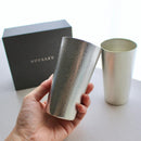 [머 그 컵 (컵)] 맥주 잔 세트 2 개 | 고 강 청동 주물 세트