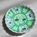 [LARGE PLATE (PLATTER)] SATSUKI 15CM PLATE MOEGI | HAYASHIKURO KILN | OLD IMARI-ARITA WARES