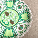 [LARGE PLATE (PLATTER)] SATSUKI 15CM PLATE MOEGI | HAYASHIKURO KILN | OLD IMARI-ARITA WARES