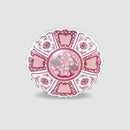 [LARGE PLATE (PLATTER)] SATSUKI 15CM PLATE MOEGI | HAYASHIKURO KILN | OLD IMARI-ARITA WARES