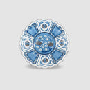 [LARGE PLATE (PLATTER)] SATSUKI 15CM PLATE MOEGI | HAYASHIKURO KILN | OLD IMARI-ARITA WARES