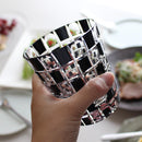[GLASS] KUROCO TAMA CHECKERED OLD | EDO CUT GLASS