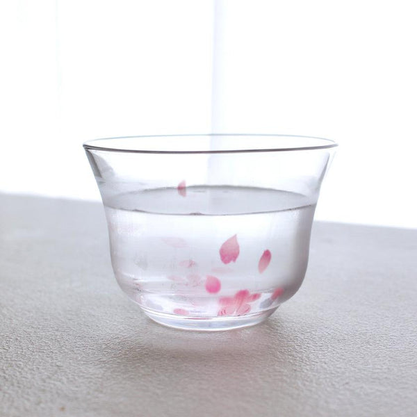 [แก้วชา] ดอกเชอร์รี่ (1 ชิ้น) Sencha | การเปลี่ยนแปลงสีและการออกแบบ Marumo Takagi