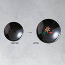 [清酒杯]秋葉（黑色）|顏色與設計變更| Mino Wares |馬魯莫·高吉（Marumo Takagi）