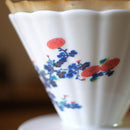 [COFFEE DRIPPER] CHIDORI (FLOWER & BIRD) | COLOR & DESIGN CHANGE | MINO WARES | MARUMO TAKAGI