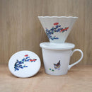 [MUG (CUP) ] CHIDORI (FLOWER & BIRD) | COLOR & DESIGN CHANGE | MINO WARES | MARUMO TAKAGI