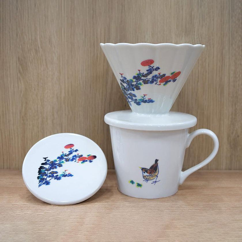 [MUG (CUP) ] CHIDORI (FLOWER & BIRD) | COLOR & DESIGN CHANGE | MINO WARES | MARUMO TAKAGI