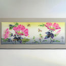 [아트 패널] Hollyhock / PWS124 | 카가 유젠 | Shiki가 없습니다