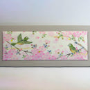 [ART PANEL] CHERRY BLOSSOMS AND MEJIRO / PWS130 | KAGA YUZEN | SOME NO SHIKI