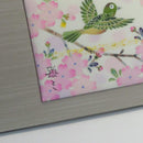 [ART PANEL] CHERRY BLOSSOMS AND MEJIRO / PWS130 | KAGA YUZEN | SOME NO SHIKI