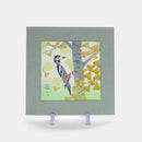 [ART PANEL] GREAT SPOTTED WOODPECKER (S) / PKS180 | KAGA YUZEN| KENZO MAKINO