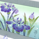 [ART PANEL] IRIS FLOWER (L) / PWS135 | KAGA YUZEN| KENZO MAKINO