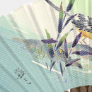[HAND FAN] YELLOW WAGTAIL / OM25 | KAGA YUZEN| KENZO MAKINO