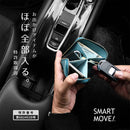 [LEATHER CASE] SMART MOVE! -TYPE1- KAMO BLUE | LEATHERWORK | RAKUKEI
