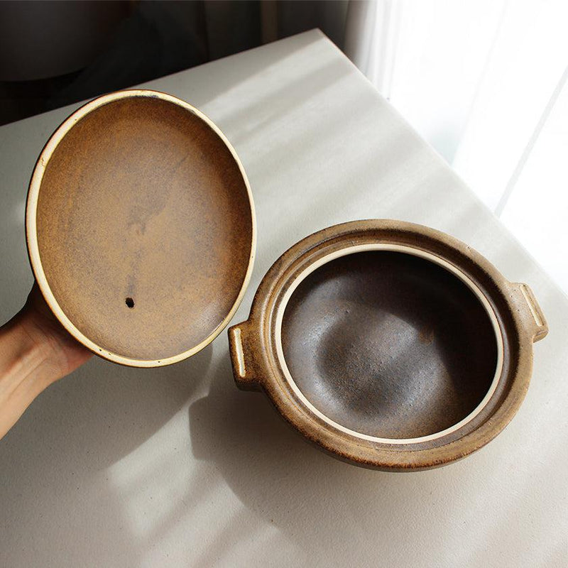 [COOKER (POT)] HANG OUT FOR 1-2 PEOPLE EARTHENWARE POT | SHIGARAKI WARE