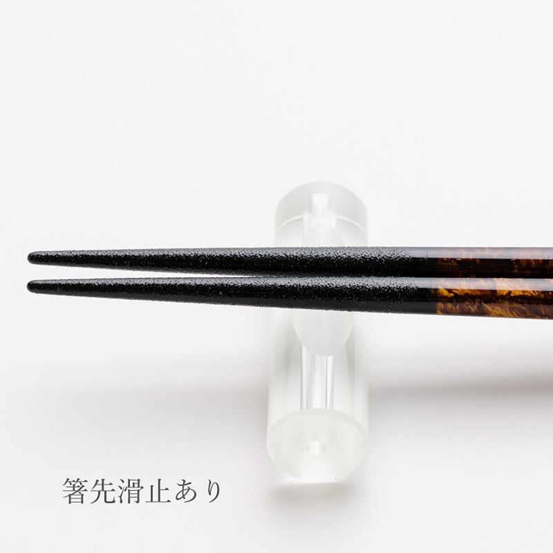 [CHOPSTICKS] NIGHT SKY YOI WITH CHOPSTICK REST (22.5cm) PAULOWNIA WOOD BOX | CHOPSTICKS OF WAKASA | CRYSTAL