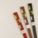 [CHOPSTICKS] AUSPICIOUS MOTIFS RABBIT | NOTO HIBA LACQUERED CHOPSTICKS | HASHIMOTO KOUSAKU SIKKI