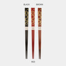 [CHOPSTICKS] AUSPICIOUS MOTIFS GOLDEN RING | NOTO HIBA LACQUERED CHOPSTICKS | HASHIMOTO KOUSAKU SIKKI