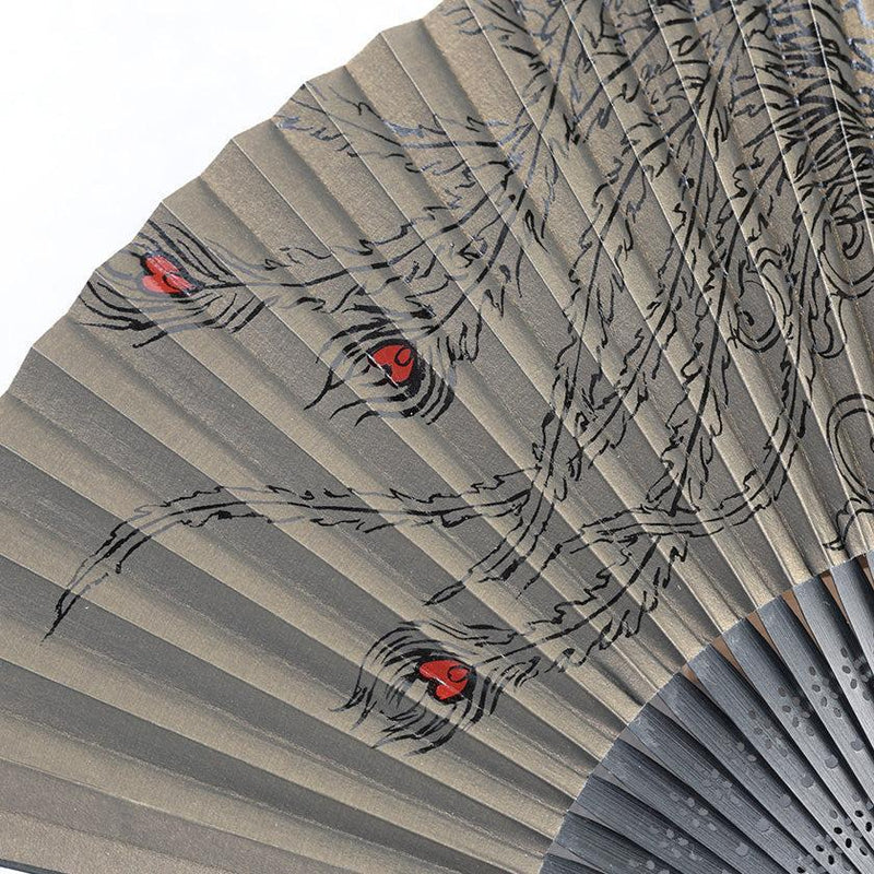 [HAND FAN] MEN'S LEGENDARY PHOENIX (WITH FAN BAG) | NAGOYA FOLDING FAN | SUEHIRODO