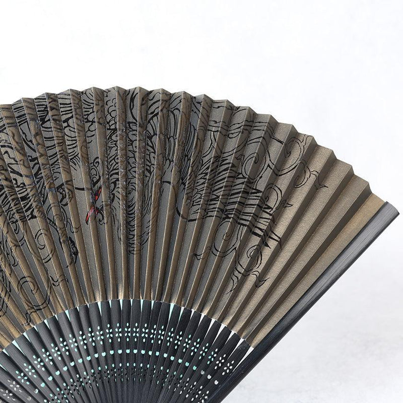 [HAND FAN] MEN'S LEGENDARY PHOENIX (WITH FAN BAG) | NAGOYA FOLDING FAN | SUEHIRODO