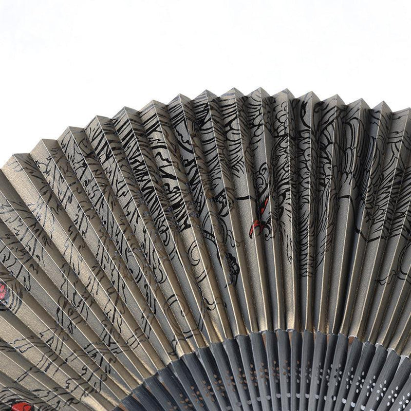 [HAND FAN] MEN'S LEGENDARY PHOENIX (WITH FAN BAG) | NAGOYA FOLDING FAN | SUEHIRODO