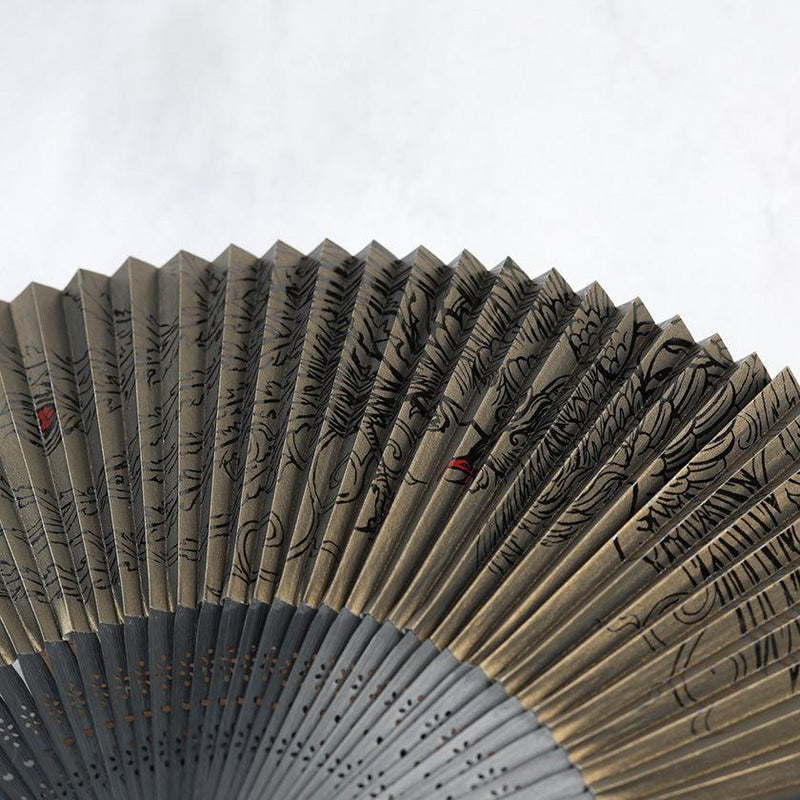 [HAND FAN] MEN'S LEGENDARY PHOENIX (WITH FAN BAG) | NAGOYA FOLDING FAN | SUEHIRODO